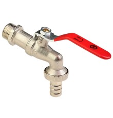 Кран шаровый латунный водоразборный MVI 1/2 рычаг Кран шаровый латунный водоразборный MVI 1/2 рычаг