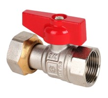 Кран шаровой латунный MVI DN15 PN25 вр-накидная гайка, бабочка Кран шаровой латунный MVI DN15 PN25 вр-накидная гайка, бабочка