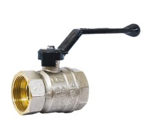 Кран шаровой латунный LD Pride 47.40.B-B.Р Ду 40 Ру 25 вн-вн, (рычаг)