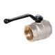 Кран шаровой латунный LD Pride 47.50.B-B.Р Ду 50 Ру 25 вн-вн, (рычаг)