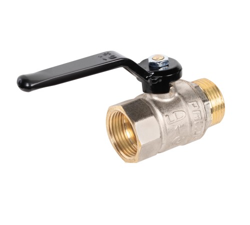 Кран шаровой латунный LD Pride 47.25.B-Н.Р Ду 25 Ру 40 вн-нр, (рычаг)