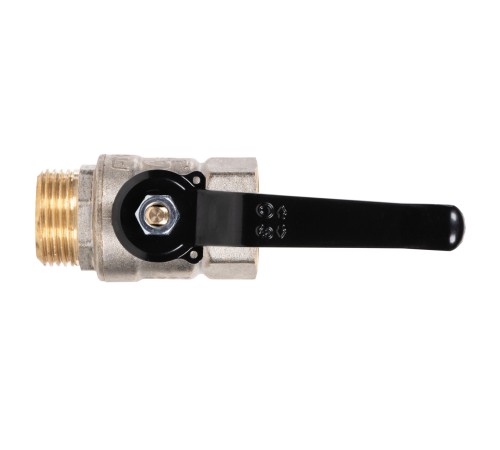 Кран шаровой латунный LD Pride 47.25.B-Н.Р Ду 25 Ру 40 вн-нр, (рычаг)