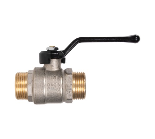 Кран шаровой латунный LD Pride 47.25.Н-Н.Р Ду 25 Ру 40 нр-нр, (рычаг)