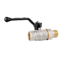 Кран шаровой латунный LD Pride 47.25.В-ГШ.Р Ду 25 Ру 40 вн-американка, (рычаг)