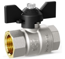 Кран шаровой латунный LD Pride 47.15.B-B.Б Ду 15 Ру 40 вн-вн, бабочка