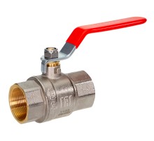 Кран шаровой латунный РИДАН BVR-R DN25 PN40 с внутренней резьбой, п/п, ручка