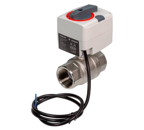 Кран шаровой РИДАН AMZ-112R PN40 DN25 KVS60 Tmax110C Rp1 CW617N 2х-ходовой