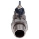 Кран шаровой AQUALINK со сгоном угловой FM 1/2 LU B гайка-штуцер бабочка (100/10)