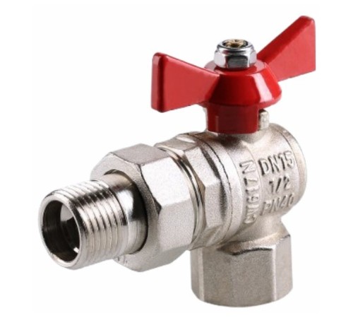 Кран шар. Valtec VT.228.N.06 BASE ВН 1quot; с американкой бабочка угловой Кран шар. Valtec VT.228.N.06 BASE ВН 1quot; с американкой бабочка угловой