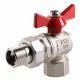 Кран шар. Valtec VT.228.N.06 BASE ВН 1quot; с американкой бабочка угловой