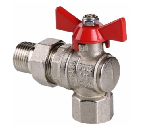 Кран шар. Valtec VT.228.N.06 BASE ВН 1quot; с американкой бабочка угловой Кран шар. Valtec VT.228.N.06 BASE ВН 1quot; с американкой бабочка угловой