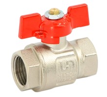 Кран Uni-Fitt ВВ 3/4quot; полнопроходной, бабочка ETALON