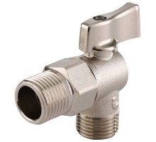 Кран шаровой угловой для стиральных машин, 1/2х1/2, Itap 391