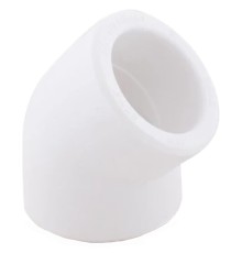 Угольник бел. PP-R D 25х45 PN 25, РТП (320/40) Угольник бел. PP-R D 25х45 PN 25, РТП (320/40)