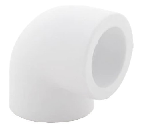 Угольник бел. PP-R D 20х90 PN 25, РТП (400/50) Угольник бел. PP-R D 20х90 PN 25, РТП (400/50)