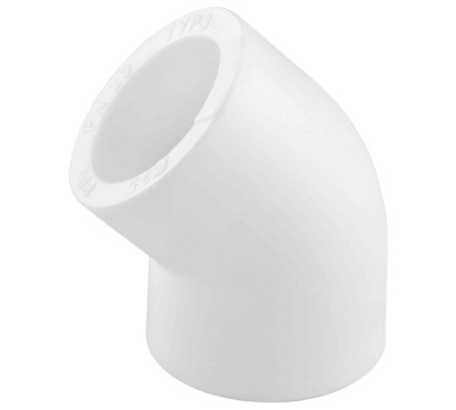 Угольник MeerPlast PPRC 25 45гр. белый (1/10/280)