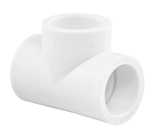 Тройник TEBO бел. PP-R 40 (5/80), арт. 030040105 Тройник TEBO бел. PP-R 40 (5/80), арт. 030040105