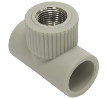 Тройник TEBO сер. PP-R комб. 25x3/4quot; ВР (10/80), арт. 031040306