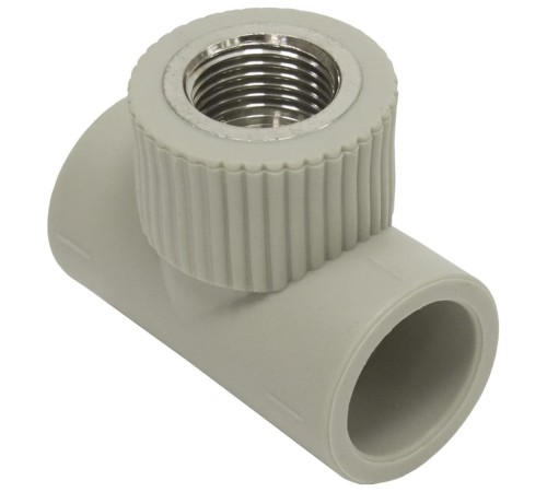 Тройник TEBO сер. PP-R комб. 25x3/4quot; ВР (10/80), арт. 031040306