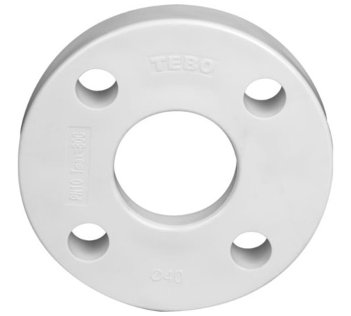 Фланец TEBO бел. PP-R пластиковый 63 (63 PN10/Ду 50) (3/36), арт. 030090904 Фланец TEBO бел. PP-R пластиковый 63 (63 PN10/Ду 50) (3/36), арт. 030090904