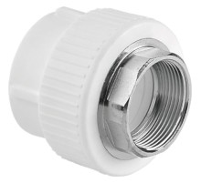 Муфта TEBO бел. PP-R комбинированная 75х2 1/2quot; ВР под ключ (2/8), арт. 030020513