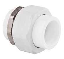 Муфта TEBO бел. PP-R разборная 32 ремонтная PN10 (15/75), арт. 030021603 Муфта TEBO бел. PP-R разборная 32 ремонтная PN10 (15/75), арт. 030021603