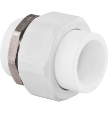Муфта TEBO бел. PP-R разборная 32 ремонтная PN10 (15/75), арт. 030021603 Муфта TEBO бел. PP-R разборная 32 ремонтная PN10 (15/75), арт. 030021603