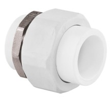 Муфта TEBO бел. PP-R разборная 25 ремонтная PN10 (20/100), арт. 030021602 Муфта TEBO бел. PP-R разборная 25 ремонтная PN10 (20/100), арт. 030021602