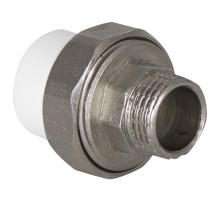 Муфта TEBO бел. PP-R комбин. разъемная (Американка) 20х3/4quot; НР O-ring (20/200), арт. 015022103 Муфта TEBO бел. PP-R комбин. разъемная (Американка) 20х3/4quot; НР O-ring (20/200), арт. 015022103
