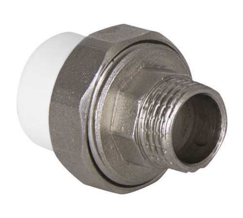 Муфта TEBO бел. PP-R комбин. разъемная (Американка) 25х1/2quot; НР O-ring (10/140), арт. 015022117 Муфта TEBO бел. PP-R комбин. разъемная (Американка) 25х1/2quot; НР O-ring (10/140), арт. 015022117