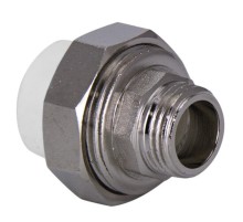 Муфта TEBO бел. PP-R комбин. разъемная 50x1 1/2quot; НР евроконус (5/25), арт. 030021911