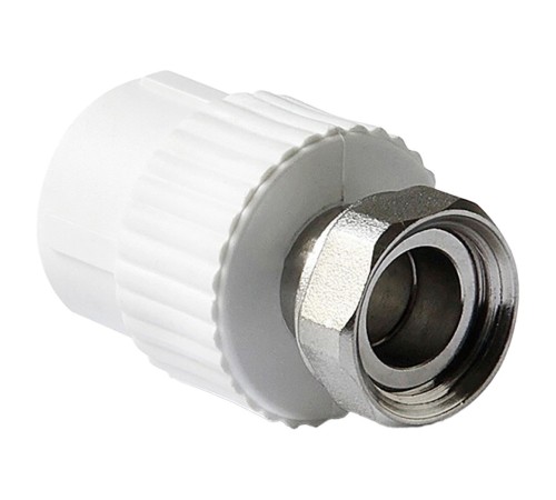 Муфта TEBO сер. PP-R с накидной гайкой 20x1/2quot; (50/300), арт. 031021701 Муфта TEBO сер. PP-R с накидной гайкой 20x1/2quot; (50/300), арт. 031021701
