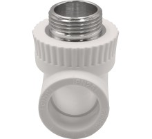 Тройник THERMOLIGHT комбинированный PP-R НР 32х1х32 белый (10/50)
