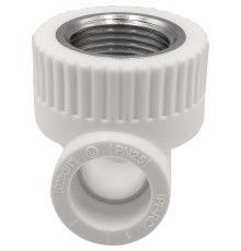 Тройник THERMOLIGHT комбинированный PP-R ВР 20х3/4х20 белый (10/120) Тройник THERMOLIGHT комбинированный PP-R ВР 20х3/4х20 белый (10/120)