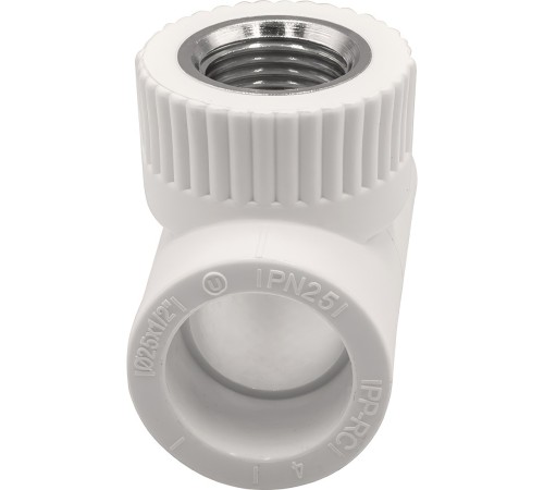 Тройник THERMOLIGHT комбинированный PP-R ВР 25х1/2х25 белый (10/100) Тройник THERMOLIGHT комбинированный PP-R ВР 25х1/2х25 белый (10/100)