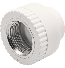 Муфта THERMOLIGHT комбинированная PP-R ВР 20х3/4quot; белый (15/195)