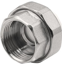 Муфта THERMOLIGHT комбинированная разъемная PP-R ВР 20х1quot; белый (10/180)