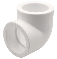 Угольник THERMOLIGHT 90гр. PP-R 50 белый (9/45)