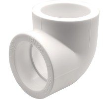 Угольник THERMOLIGHT 90гр. PP-R 63 белый (4/24)