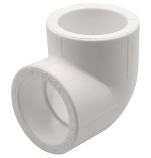 Угольник THERMOLIGHT 90гр. PP-R 40 белый (10/70)