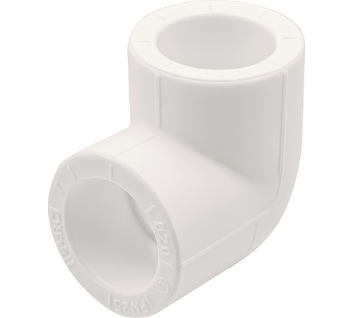 Угольник THERMOLIGHT 90гр. PP-R 20 белый (50/400)