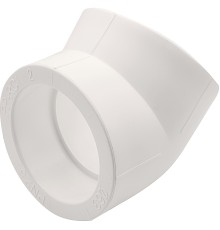 Угольник THERMOLIGHT 45гр. PP-R 63 белый (6/24)