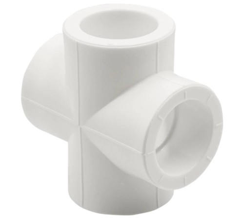 Крестовина THERMOLIGHT PP-R 20 белый (25/225) Крестовина THERMOLIGHT PP-R 20 белый (25/225)