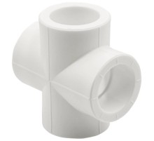 Крестовина THERMOLIGHT PP-R 25 белый (20/140) Крестовина THERMOLIGHT PP-R 25 белый (20/140)
