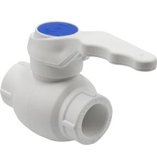 Кран шаровой THERMOLIGHT ручка PP-R 20 белый, UPF 005 20 00 00 W