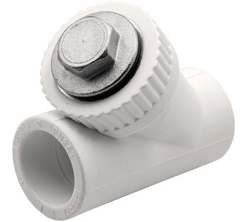 Фильтр косой THERMOLIGHT PP-R 32 белый (10/40) Фильтр косой THERMOLIGHT PP-R 32 белый (10/40)
