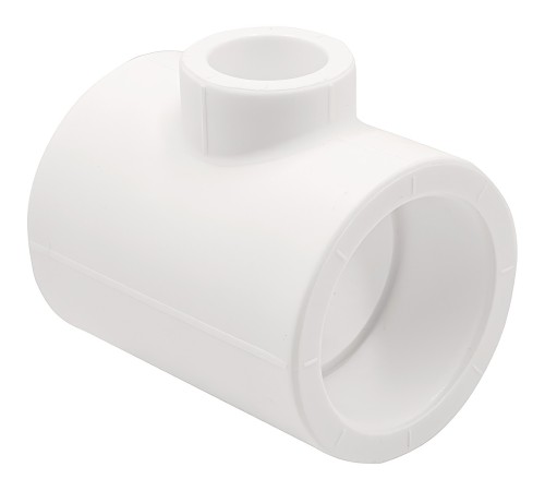 Тройник THERMOLIGHT переходной PP-R 40х20х40 белый (10/80) Тройник THERMOLIGHT переходной PP-R 40х20х40 белый (10/80)