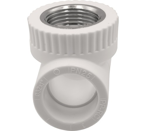 Тройник THERMOLIGHT комбинированный PP-R ВР 32х3/4х32 белый (10/60) Тройник THERMOLIGHT комбинированный PP-R ВР 32х3/4х32 белый (10/60)