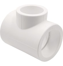 Тройник THERMOLIGHT переходной PP-R 50х40х50 белый (5/35)
