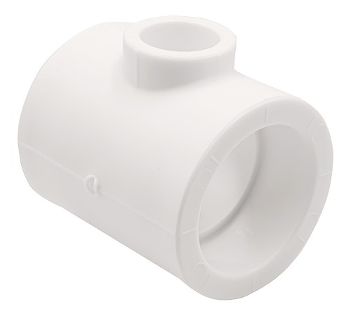 Тройник THERMOLIGHT переходной PP-R 50х25х50 белый (5/45) Тройник THERMOLIGHT переходной PP-R 50х25х50 белый (5/45)